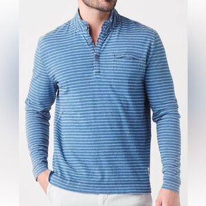 johnnie-O Rocky Hangin’ Out Henley Pullover size XL NWT